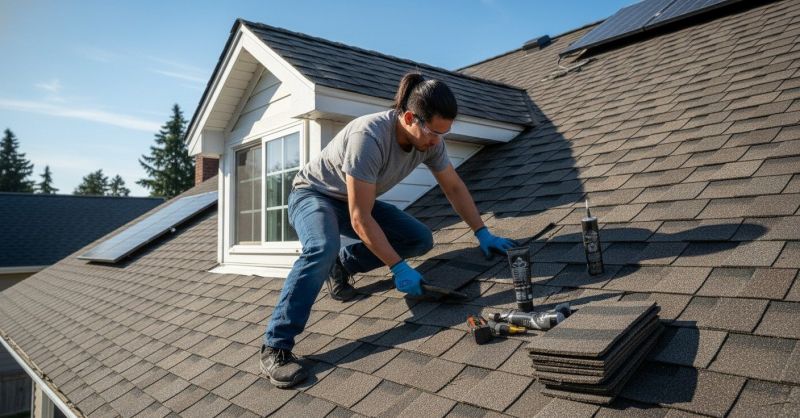 Asphalt Roof Leak Repair