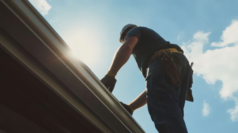 Aluminum Roof Installation detail