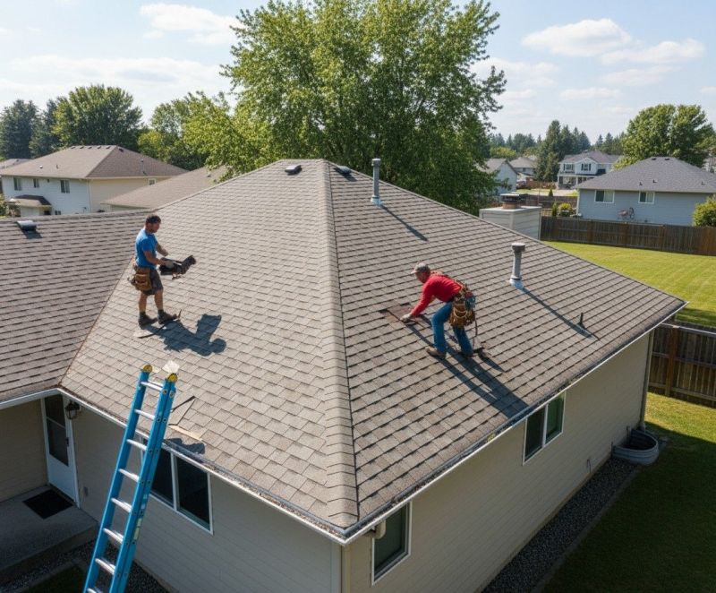 Asphalt Roof Repair detail