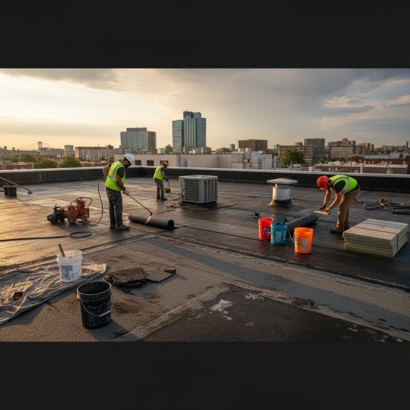 Damaged Roof Repair detail