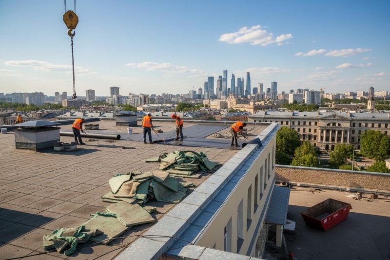 Damaged Roof Replacement detail