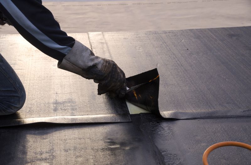 Rubber Roof Repair detail