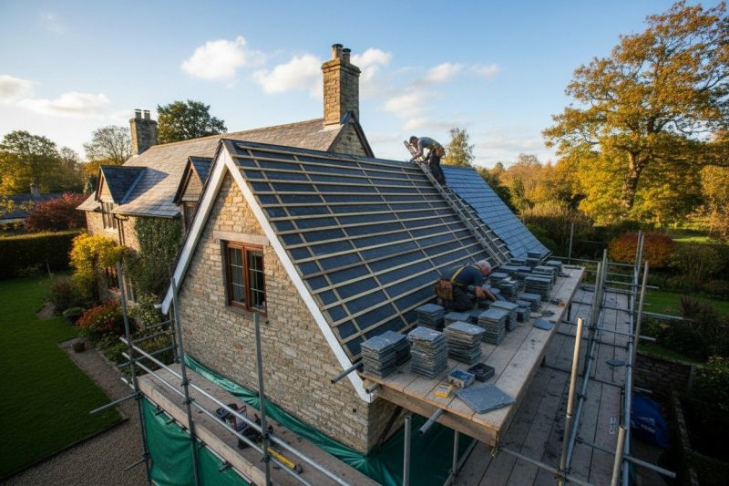Slate Roof Construction detail