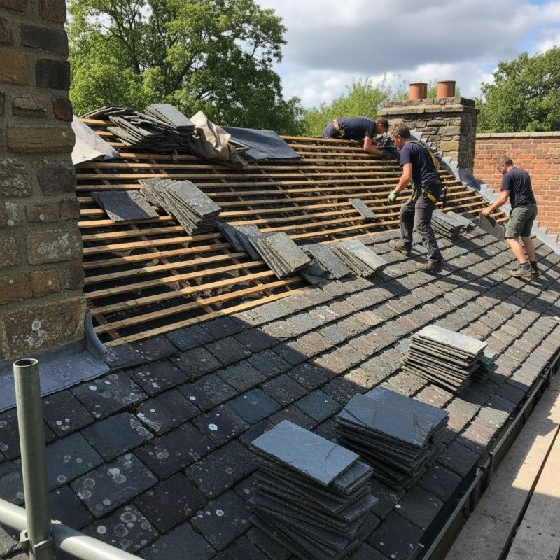 Slate Roofing Service detail