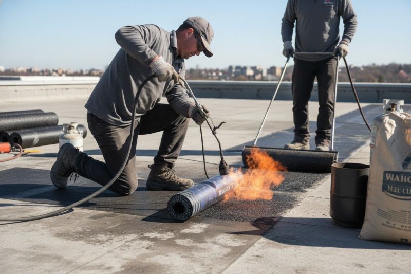 Tar And Gravel Roof Service detail