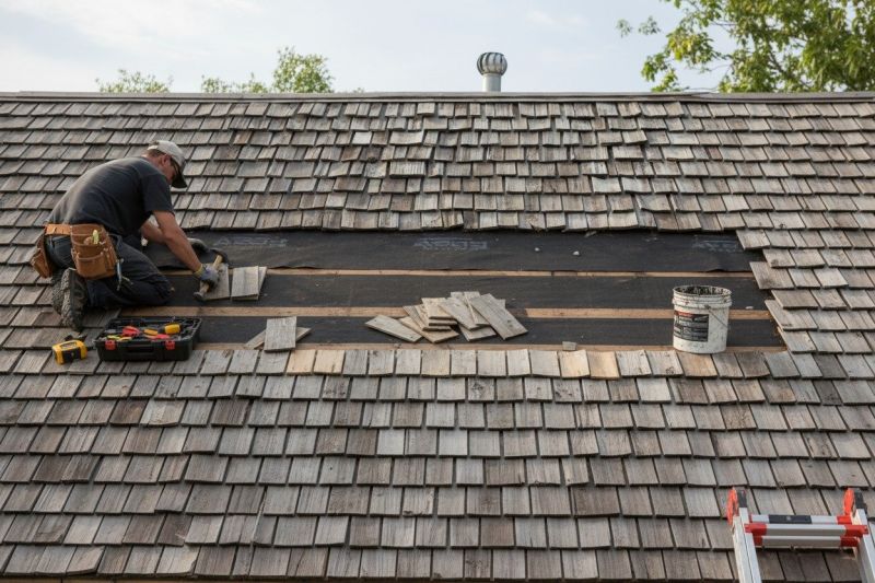 Cost of Wood Shake Roof Repair in Gig Harbor, WA